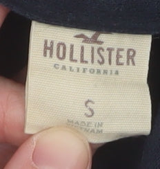 Mens UK Size S Hollister Blue Pullover Hoodie