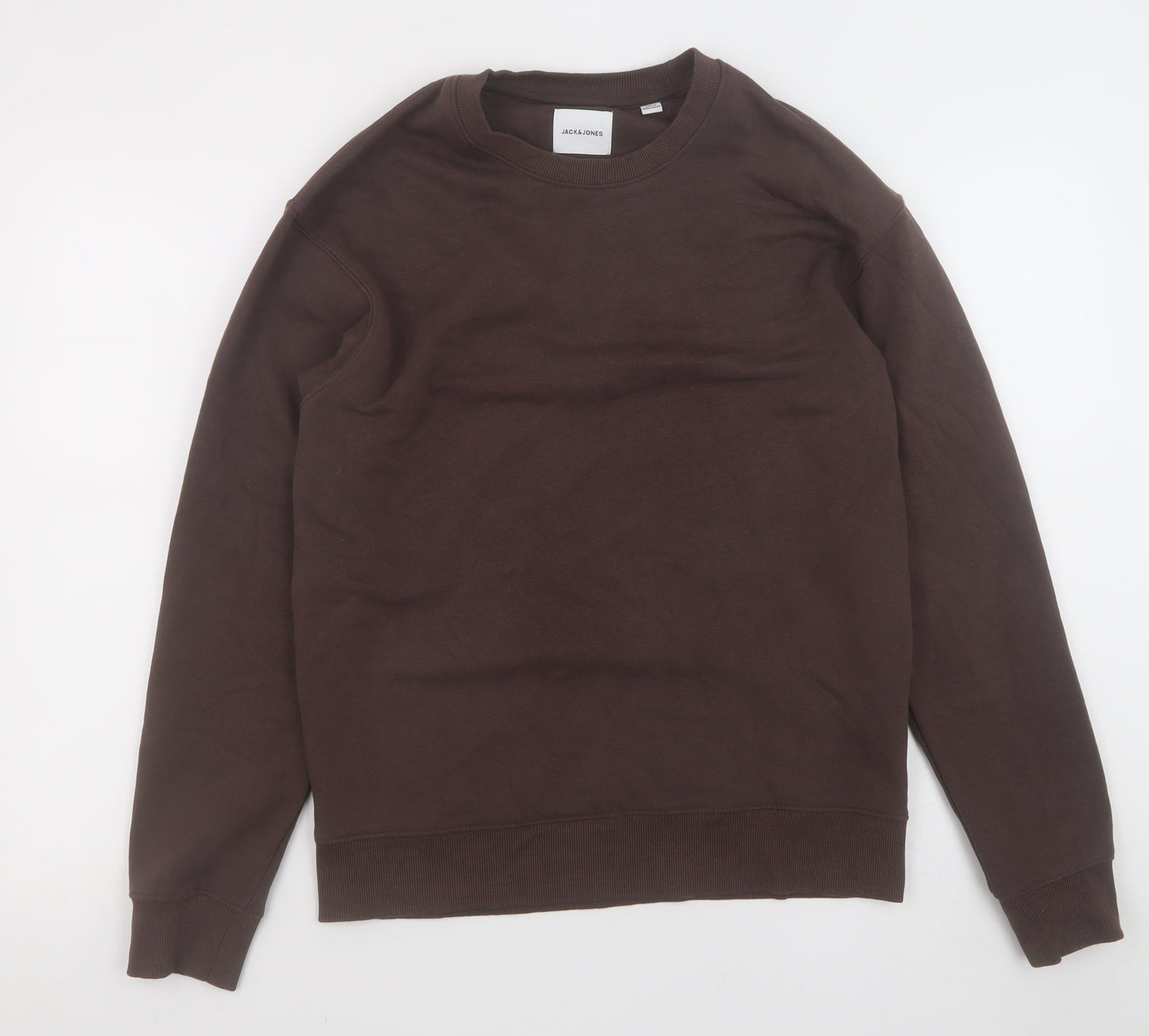 Mens UK Size XS JACK & JONES Brown Pullover Sweatshirt