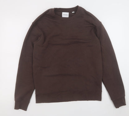 Mens UK Size XS JACK & JONES Brown Pullover Sweatshirt