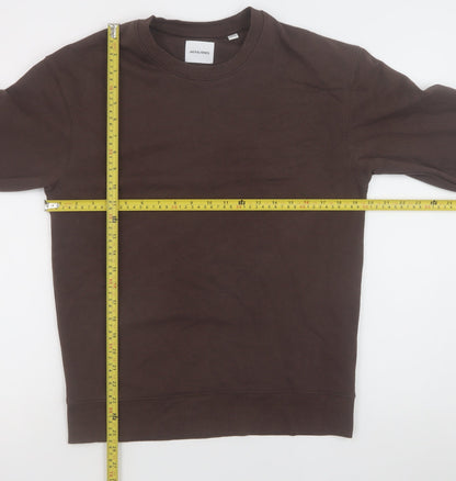 Mens UK Size XS JACK & JONES Brown Pullover Sweatshirt