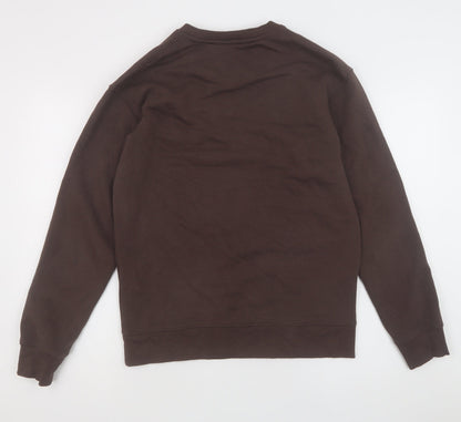Mens UK Size XS JACK & JONES Brown Pullover Sweatshirt