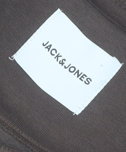 Mens UK Size XS JACK & JONES Brown Pullover Sweatshirt