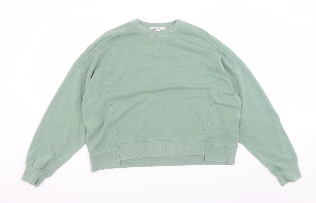 Mens UK Size L NEXT Green Pullover Sweatshirt