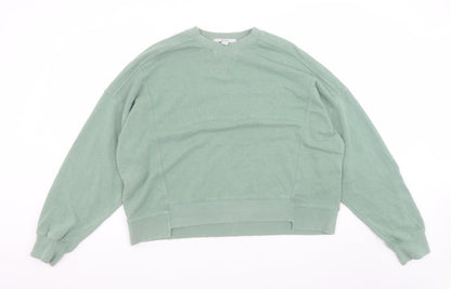 Mens UK Size L NEXT Green Pullover Sweatshirt