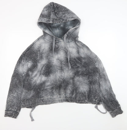 Mens UK Size M Birgi Grey Pullover Hoodie