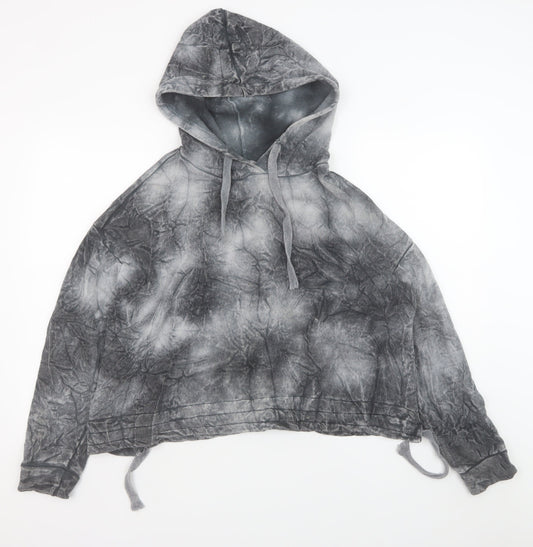Mens UK Size M Birgi Grey Pullover Hoodie