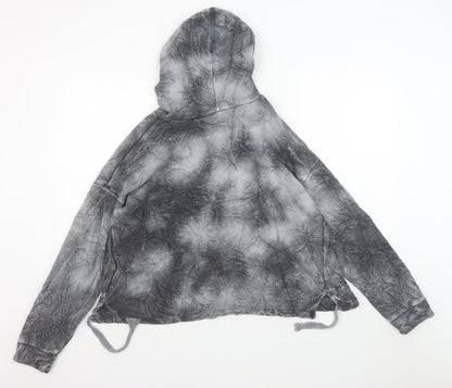 Mens UK Size M Birgi Grey Pullover Hoodie