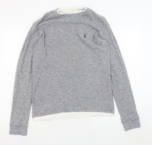 Mens UK Size M NEXT Grey Pullover Sweatshirt