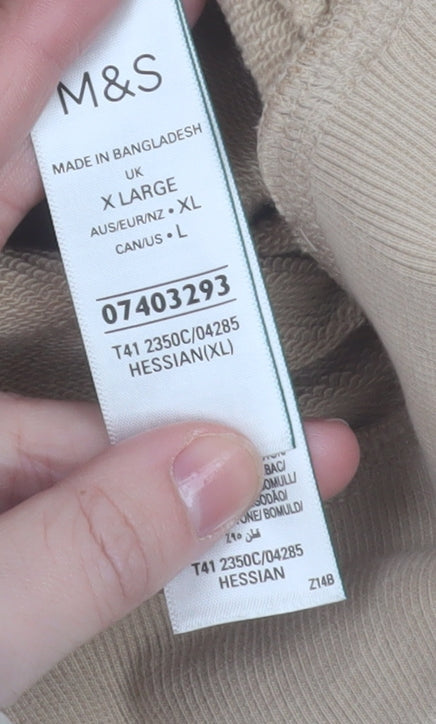 Womens UK Size XL Marks and Spencer Beige Basic Jacket