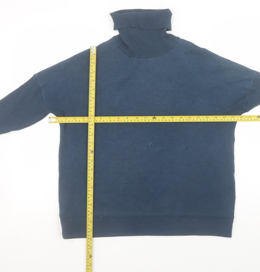 Womens UK Size M Jigsaw Blue Pullover Sweatshirt