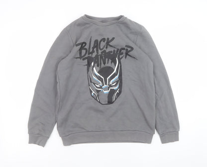 Teens UK Size 11-12Y Marvel Grey Pullover Sweatshirt