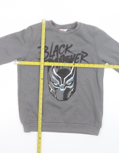 Teens UK Size 11-12Y Marvel Grey Pullover Sweatshirt