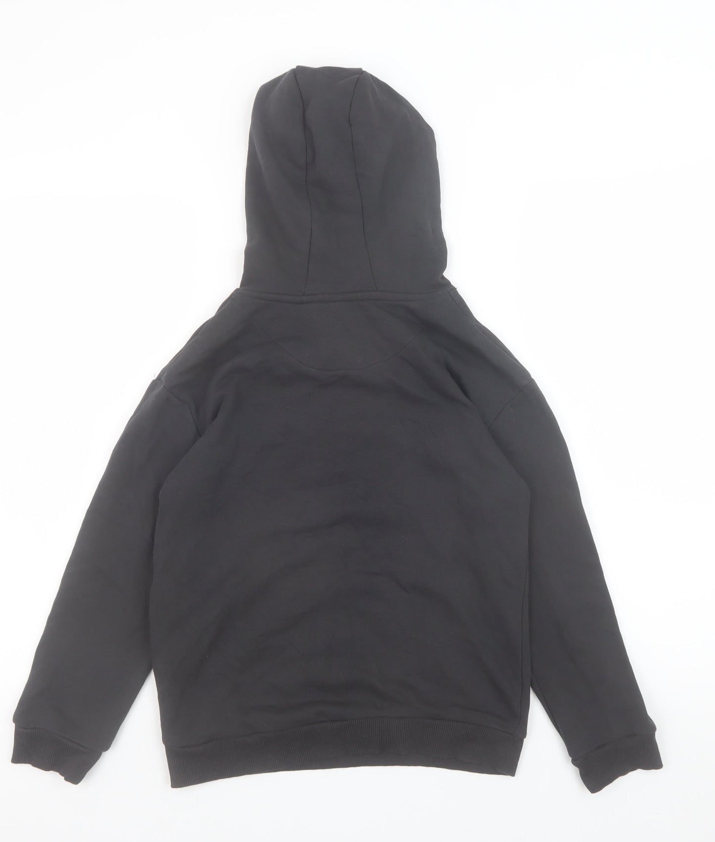 Boys UK Size 9-10 Years Marks and Spencer Black Pullover Hoodie