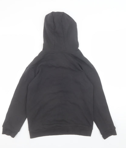 Boys UK Size 9-10 Years Marks and Spencer Black Pullover Hoodie