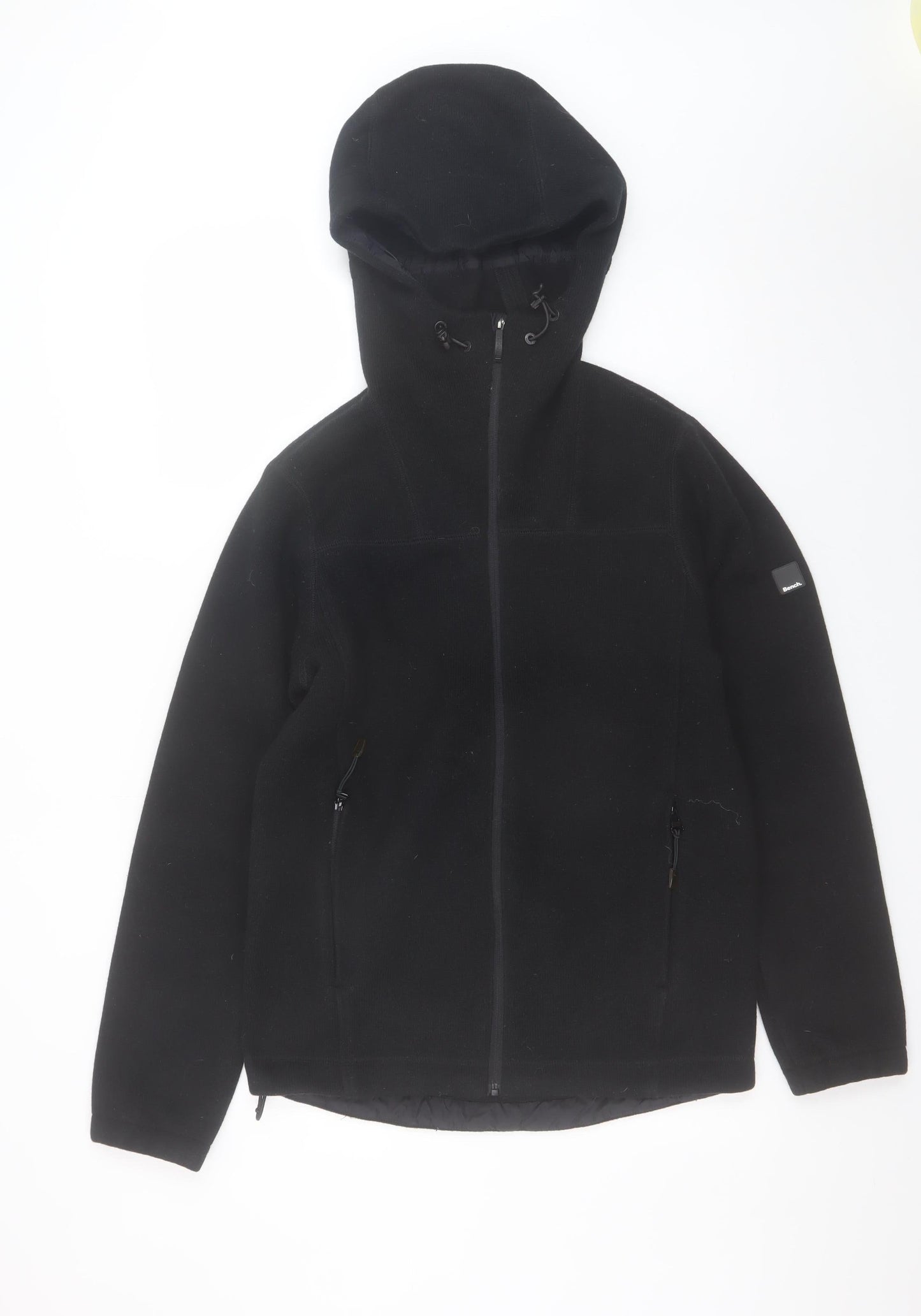 Mens UK Size S Bench Black Basic Jacket