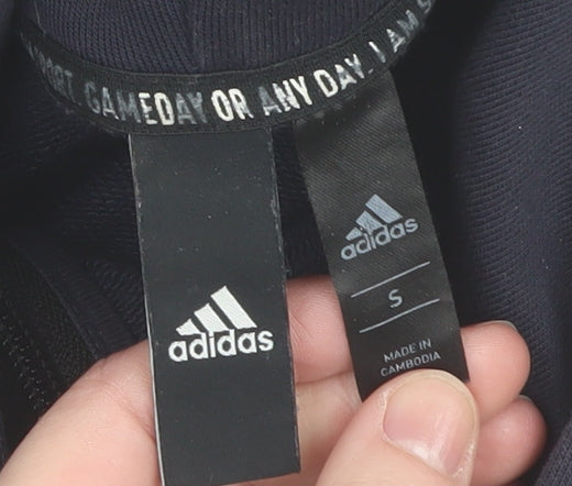 Mens UK Size S adidas Blue Basic Jacket