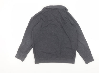 Hering Kids Boys Grey Turma da Mônica Henley Sweatshirt Age 10 Cotton Blend