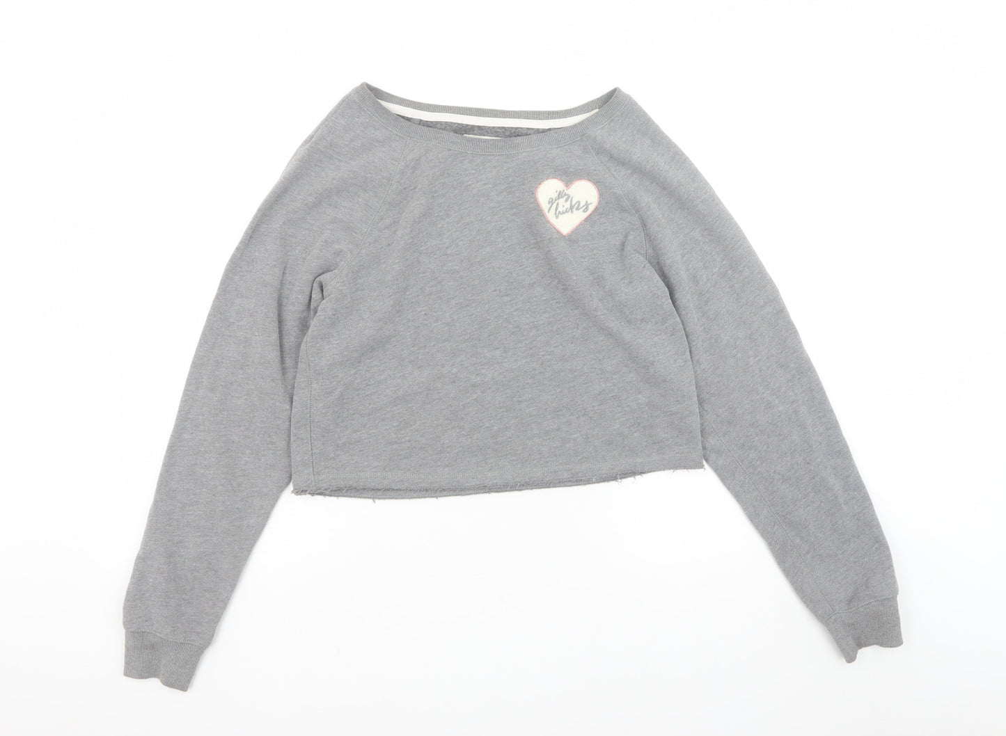 Womens UK Size S Gilly Hicks Grey Pullover Sweatshirt