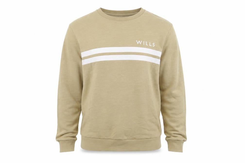 Mens UK Size M Jack Wills Beige Pullover Sweatshirt