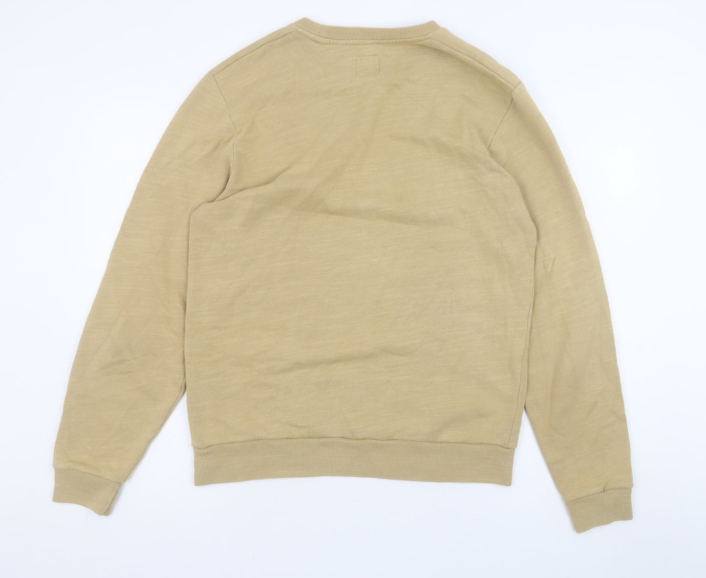 Mens UK Size M Jack Wills Beige Pullover Sweatshirt