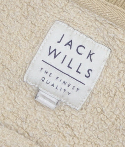 Mens UK Size M Jack Wills Beige Pullover Sweatshirt