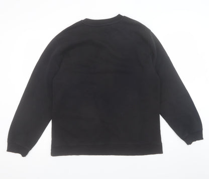 Womens UK Size L Zara Black Pullover Sweatshirt