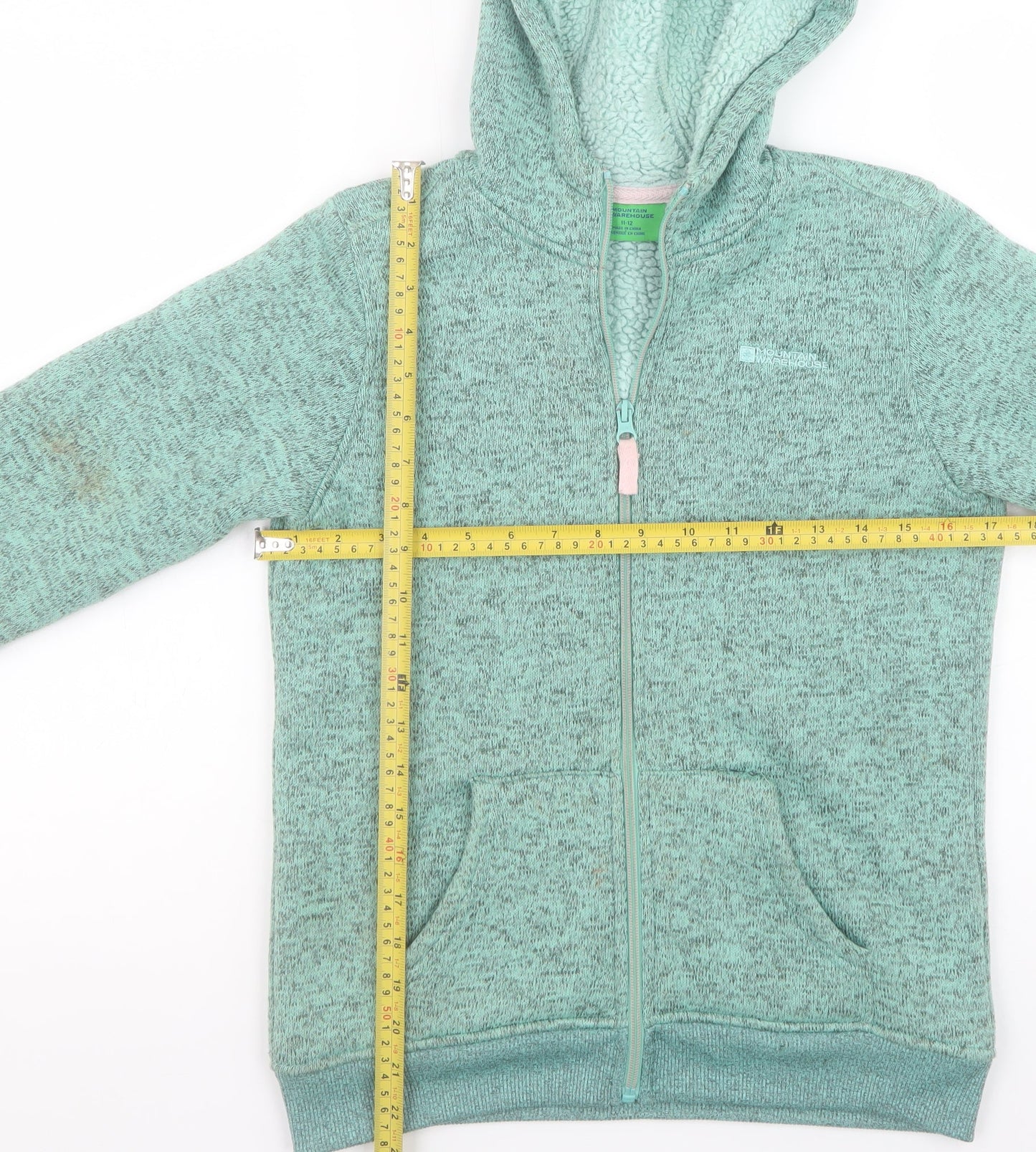 Girls UK Size 11-12 Years Mountain Warehouse Green Basic Jacket