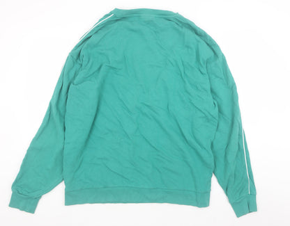 Womens UK Size M Reclaimed Vintage Green Pullover Sweatshirt