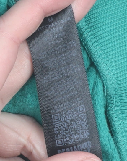 Womens UK Size M Reclaimed Vintage Green Pullover Sweatshirt