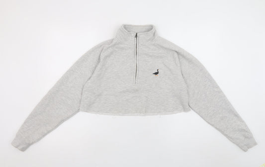 Womens UK Size S G&G Grey Pullover Sweatshirt