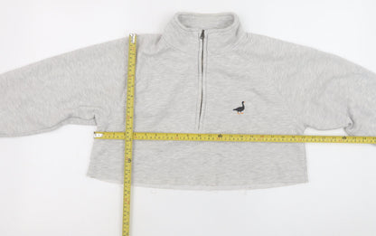 Womens UK Size S G&G Grey Pullover Sweatshirt