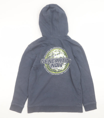 Boys UK Size 10-11 Years George Blue Pullover Hoodie