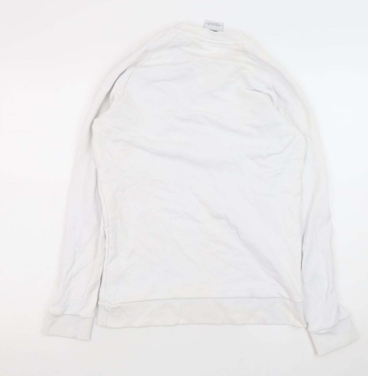 Mens UK Size S adidas White Pullover Sweatshirt