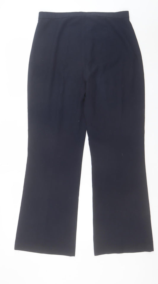 Womens UK Size 12 Dunnes Stores Regular Fit Business Casual Workwear Black Trous