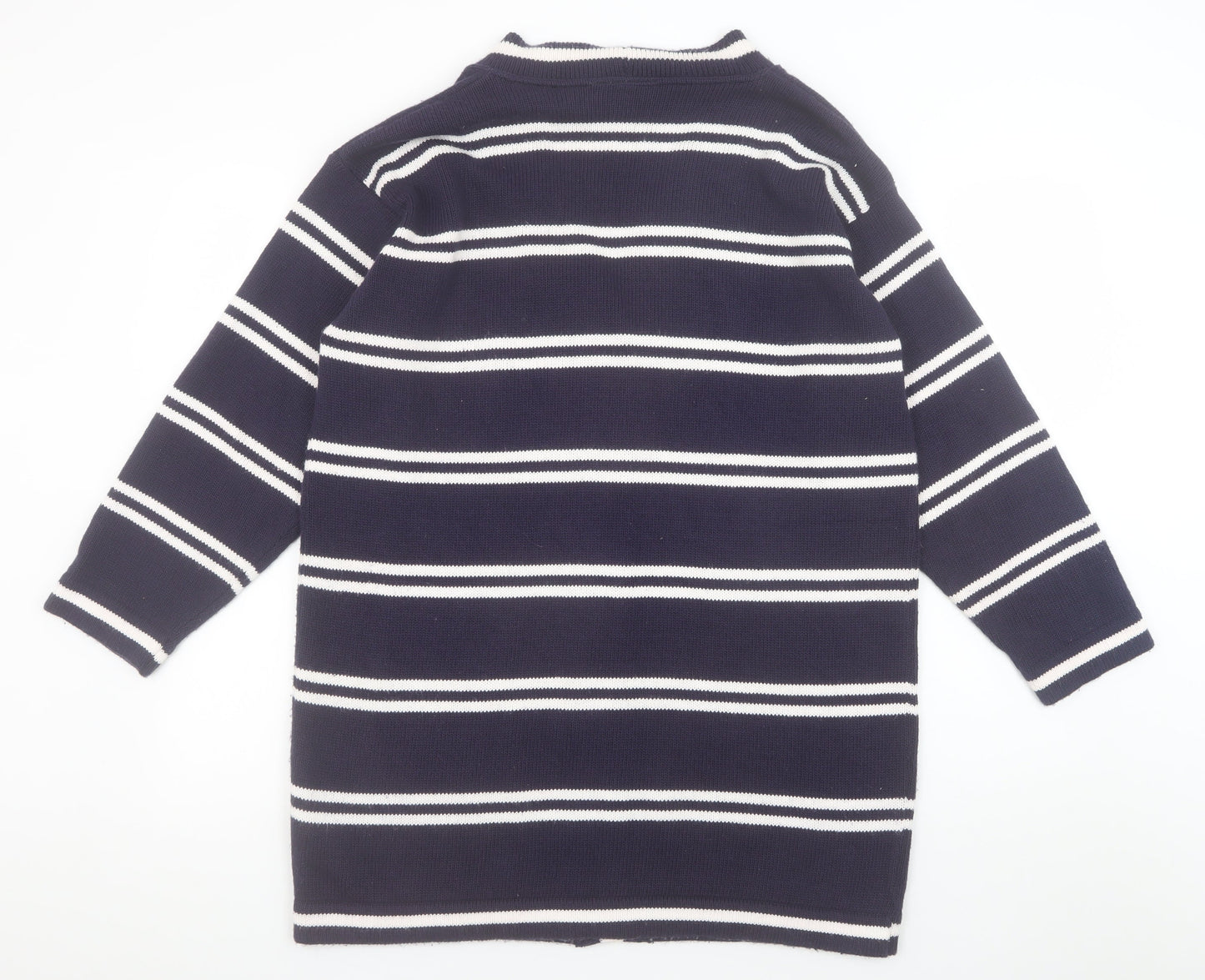 Womens UK Size 16 Ann Harvey Blue Cardigan Jumper