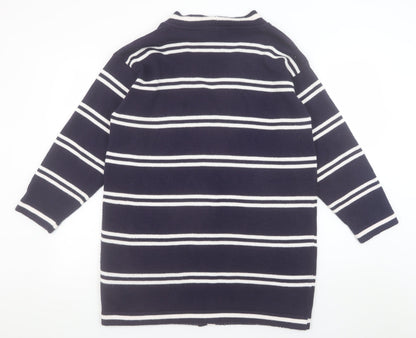Womens UK Size 16 Ann Harvey Blue Cardigan Jumper