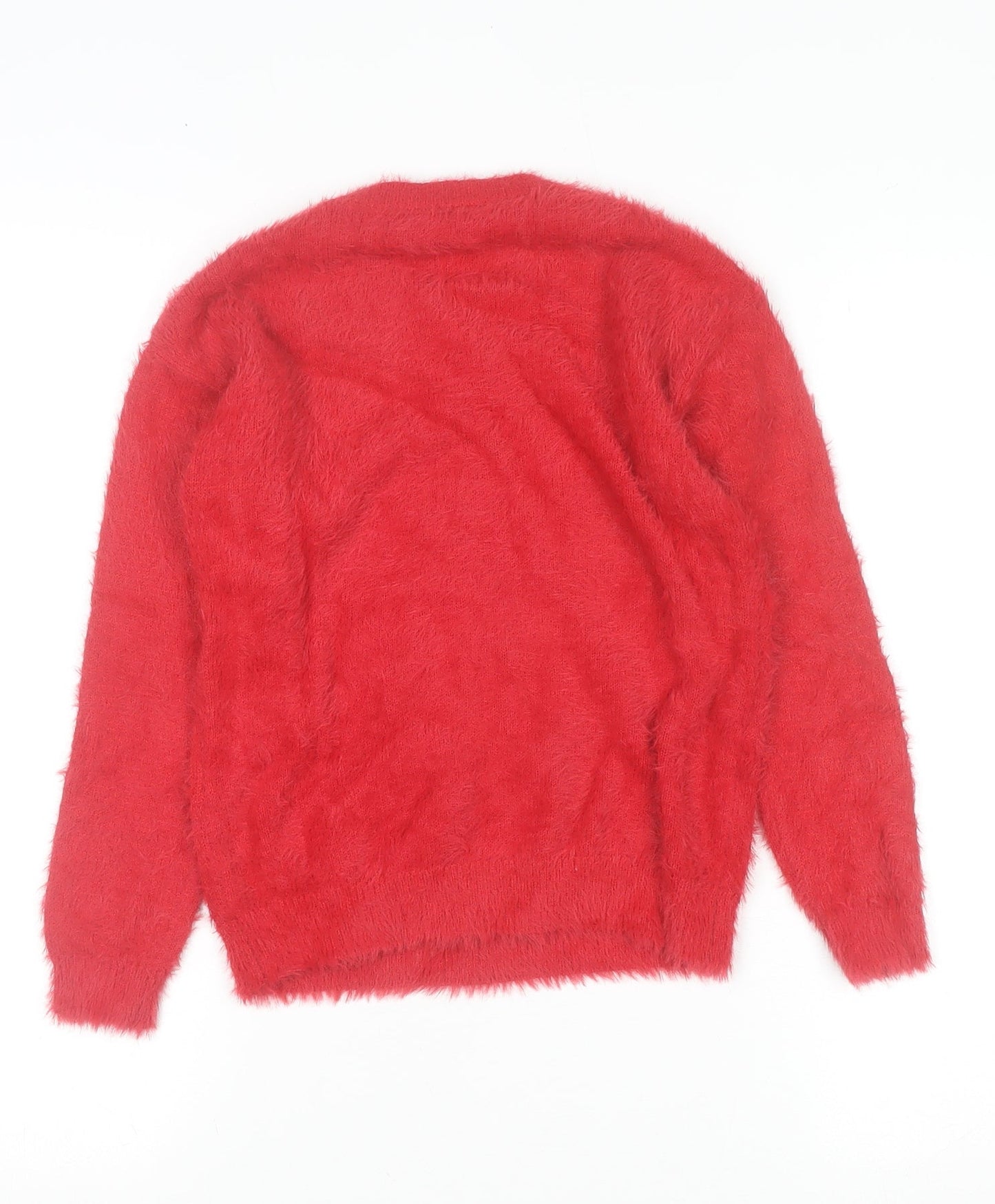 Girls UK Size 8-9 Years Dunnes Stores Red Pullover Jumper