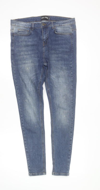 Mens UK Size M Hera London Slim Fit Skinny Blue Jeans