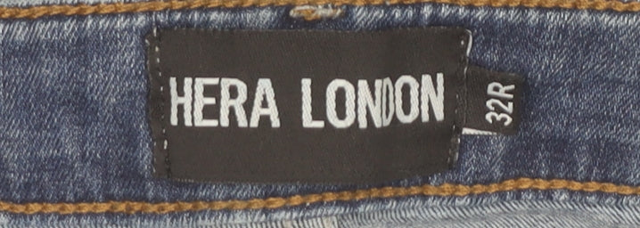 Mens UK Size M Hera London Slim Fit Skinny Blue Jeans