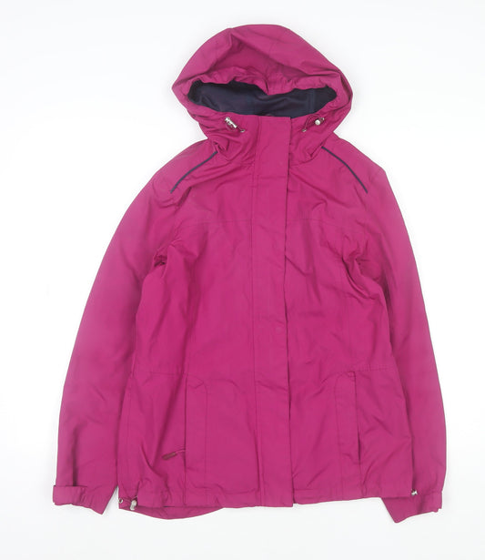 Womens UK Size 10 Ozark Trail Pink Rain Coat