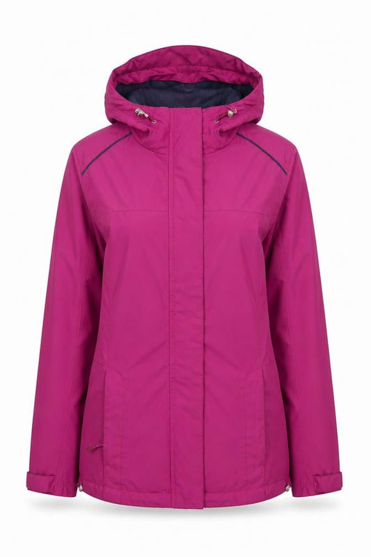 Womens UK Size 10 Ozark Trail Pink Rain Coat