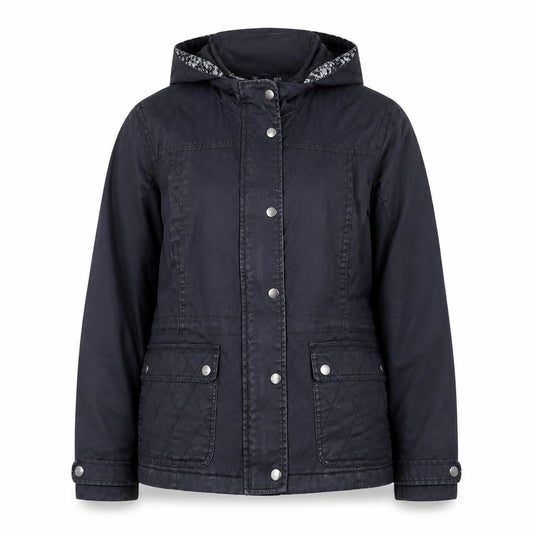 Womens UK Size 14 Dorothy Perkins Black Quilted Coat