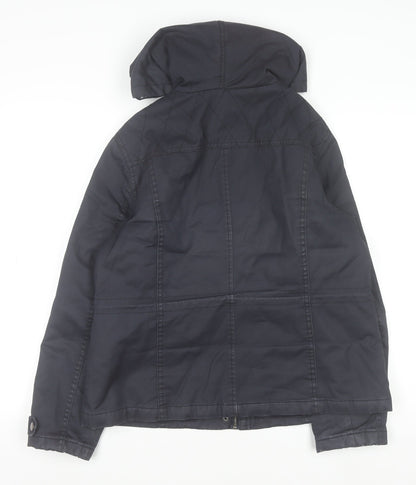 Womens UK Size 14 Dorothy Perkins Black Quilted Coat