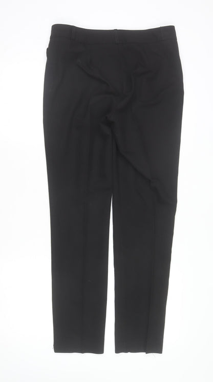 Womens UK Size 10 LERROS Regular Fit Business Casual Formal Workwear Black Trous