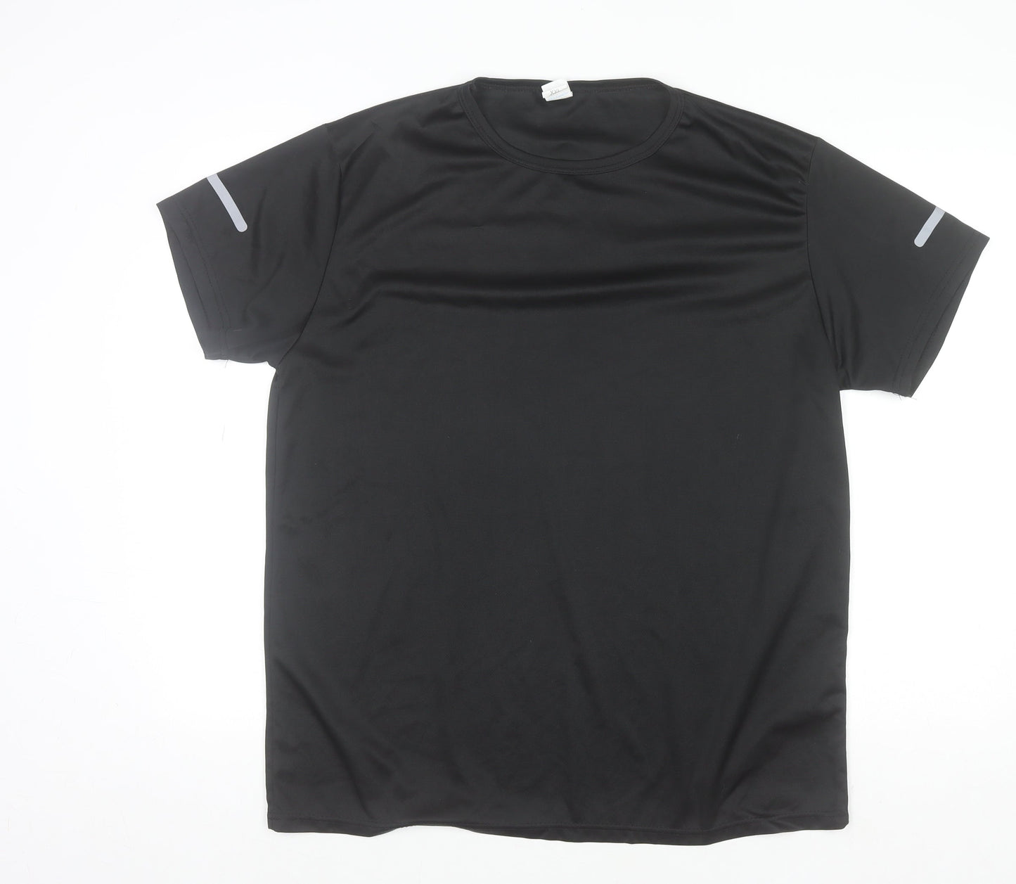 Mens UK Size 2XL S.K-FS Black Running & JoggingGym & TrainingFootball T-Shirt