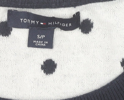 Boys UK Size XS Tommy Hilfiger Blue Pullover Jumper