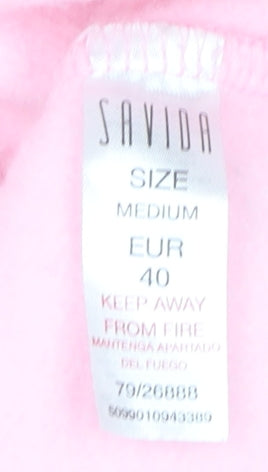 Womens UK Size 12 Savida Pink Pullover Sweatshirt