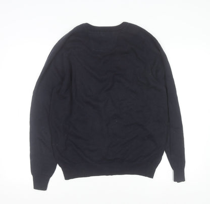 Mens UK Size M DG'S Drifter Black Pullover Jumper