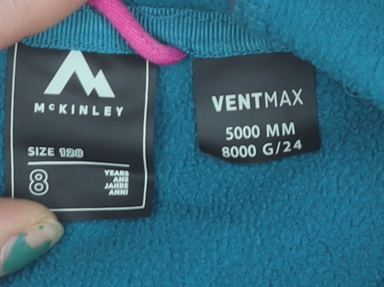 Girls UK Size 8 Years McKINLEY Multicoloured Soft Shell