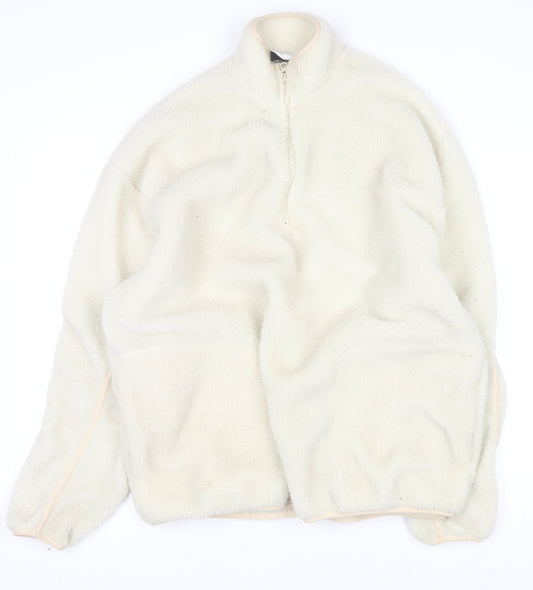 Womens UK Size M ASOS Beige Pullover Sweatshirt